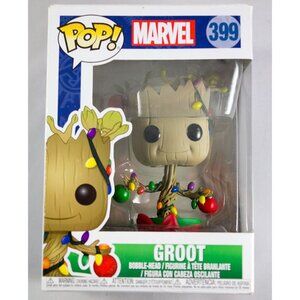 Funko Pop! Marvel Guardians of the Galaxy Groot 399 Christmas Holiday 2018 NWB